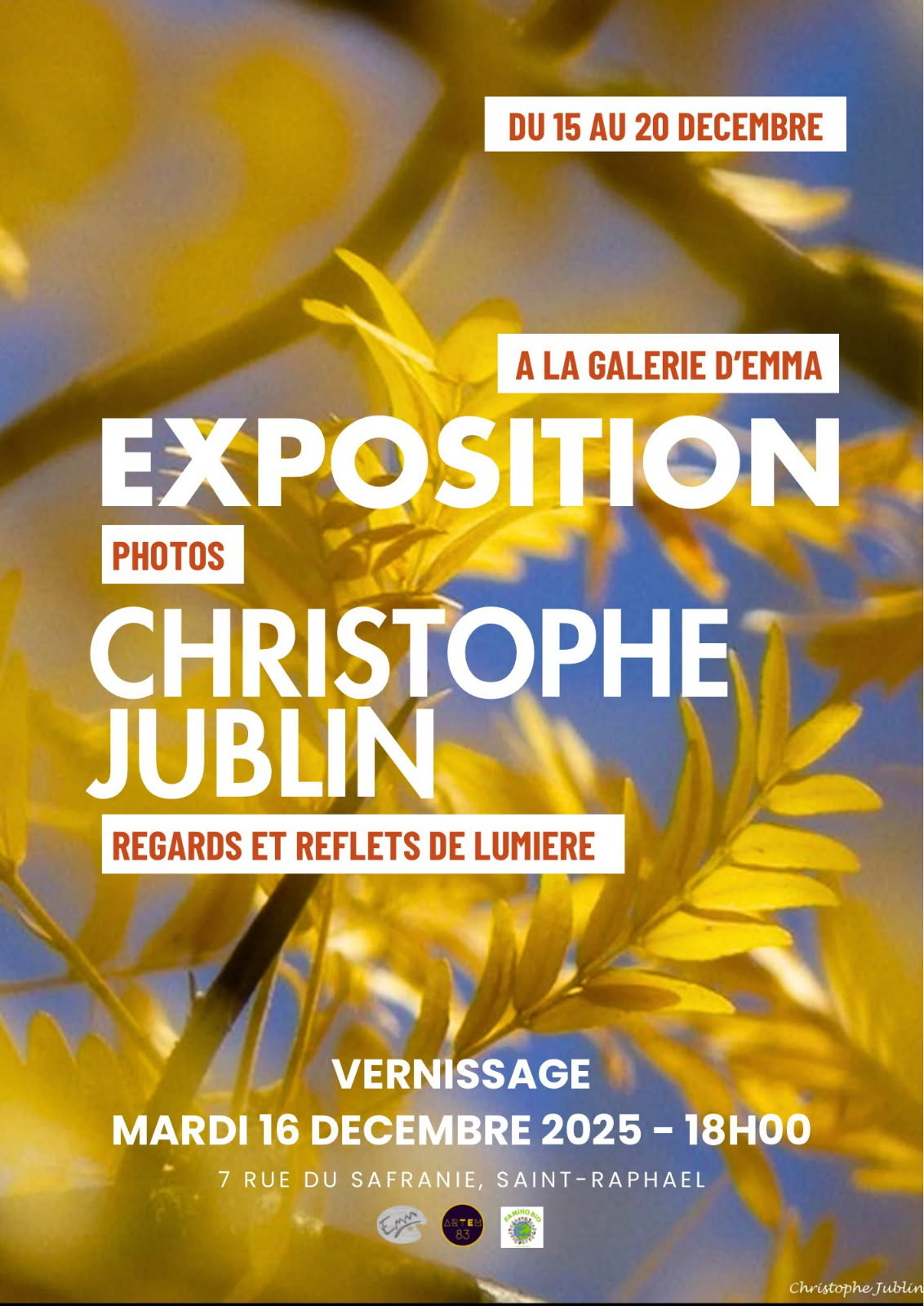 Exposition Christophe JUBLIN